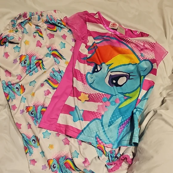Colorful My Little Pony Pajama Set - Picture 6 of 10